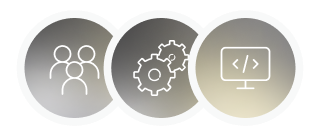Financial reporting icon container